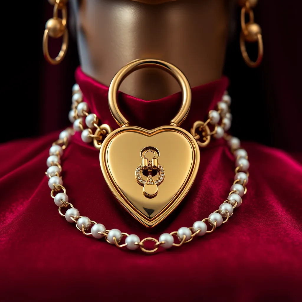 Lock Coler Heart Lock Collar: Where Fashion Meets Personal Meaning