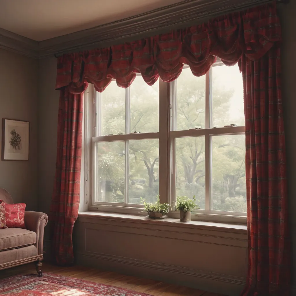 Red Plaid Valances: Style and Function in Decor
